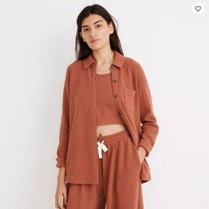 Madewell Textural Knit Shirt-Jacket - NWT